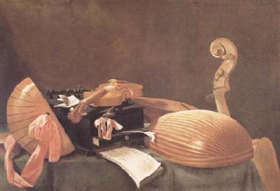 Evaristo Baschenis Still Life of Musical Instruments (mk14) oil painting image
